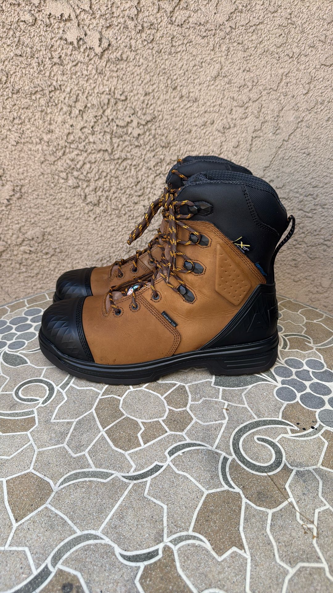 WORK BOOTS ARIAT COMPOSITE TOE WATERPROOF SIZE 10 MENS