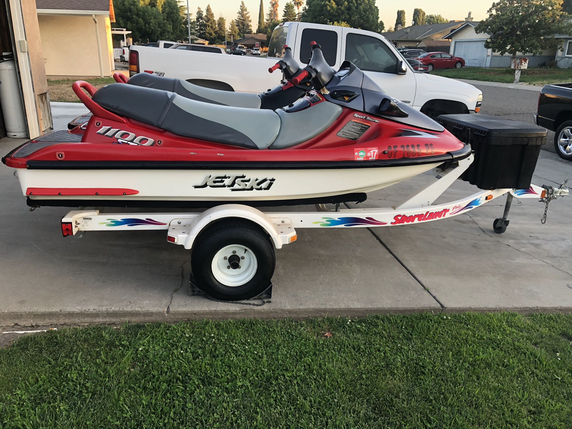 2 Jet Skis and Trailer