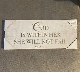 Canvas Art(Psalm 46:5)