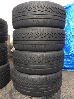 225/45/18 Nokian set of used tires in great condition 225$ for 4 . Installation balance and alignment available. Road force balance available. Pleas