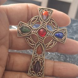 Cross Pin Brooch 