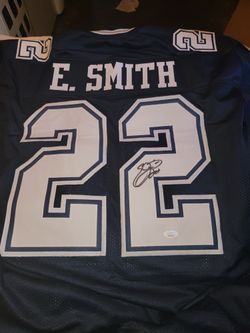 Autographed Emmit Smith Jersey 