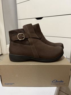 Clarks Collection Water Repellent Leather Boots