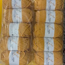 Chenille Yarn - Mustard Yellow