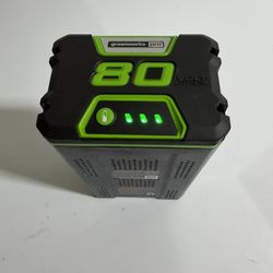 Greenworks PRO 80V 4.0Ah Lithium-Ion Battery ((Genuine Greenworks Battery / 75+ Compatible Tools)