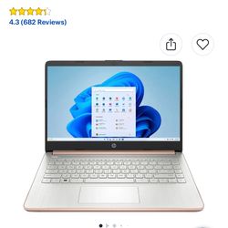 HP Laptop Rose Gold