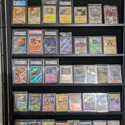 Rare Graded Pokemon Cards Buy Sell Trade PSA Charizard Mew Tagteam 