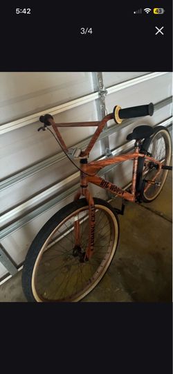29" SE Bikes Big Ripper – "Big Woody" Wood Grain Edition BMX Cruiser