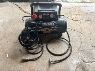 Husky  dual output compressor 110max PSI
