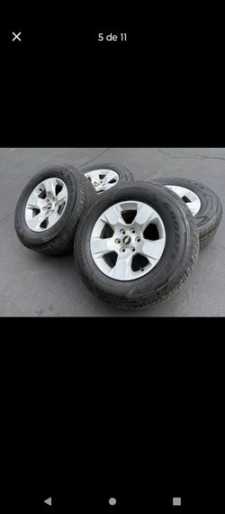 rims and tires 275/65R18 chevy silverado