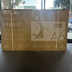 Hisense 70” A6 Series 4k UHD Smart Tv