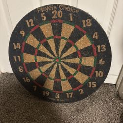 Vintage Cork Dartboard – Sportcraft “Player’s Choice”