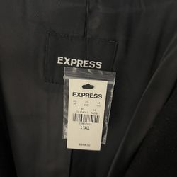 Express Men’s Wool Blend Overcoat – L Tall – New w/ Tags ($298 Retail)