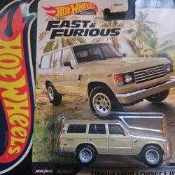 Hot Wheels Fast And Furious Premium Toyota Land Cruiser Fj60