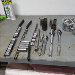 ratchets Sockets And Wrenches And Misc Tools