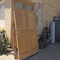 Solid Wood Entry Door