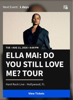 ELLA MAI - DO YOU STILL LOVE ME