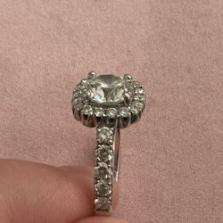 1.6+ Carat Mined Diamond Engagement Ring 