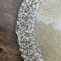 Beautiful crystal and glass lighting fixture