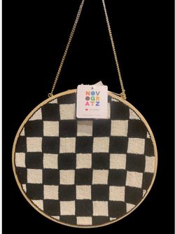 Checkered wall decor