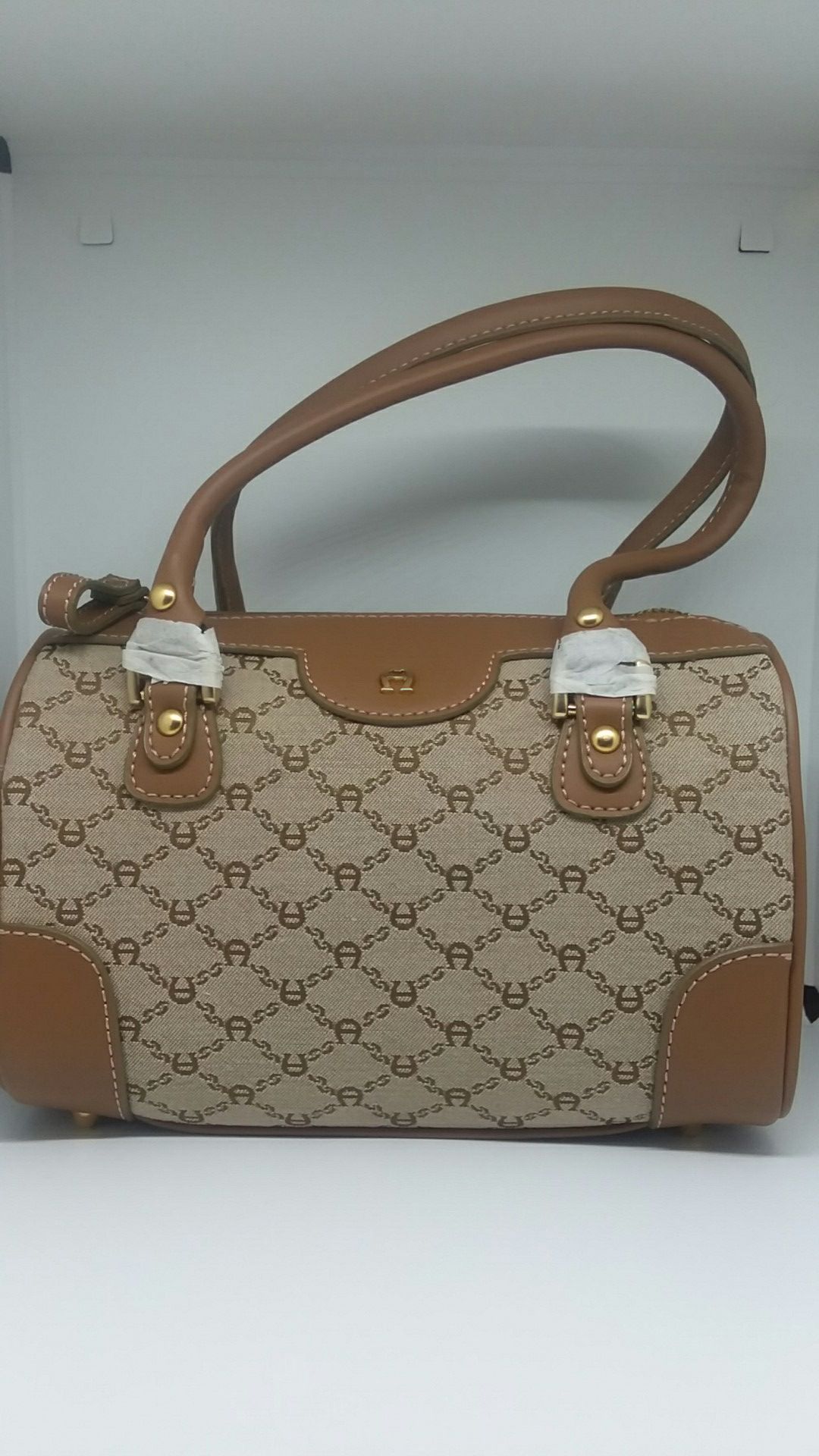 Etienne Aigner Logo Small Satchel,All Products : American Fashion Style Bags On Sale