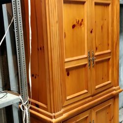 Solid Wood Old Fashion TV Set Cabinet