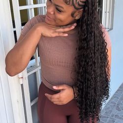 Braiding hair 