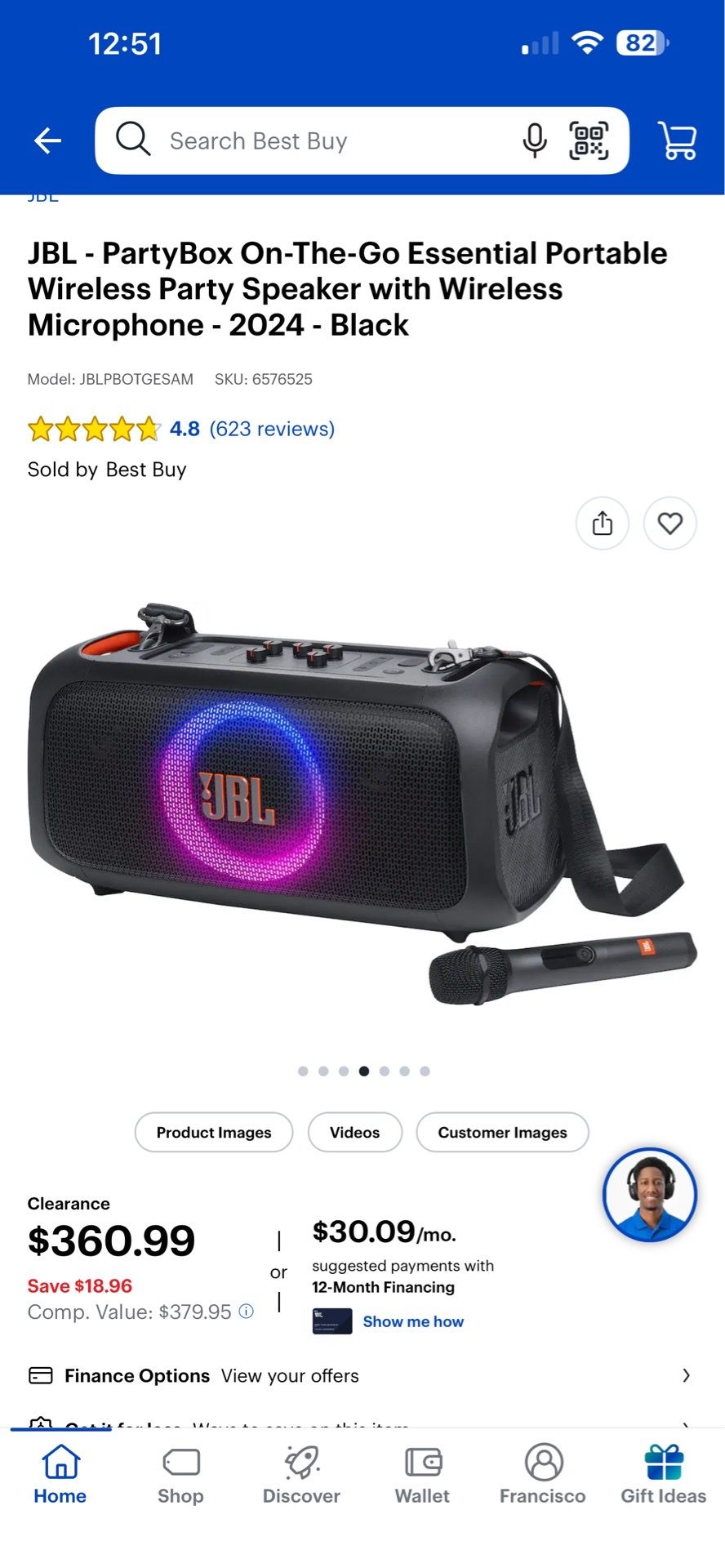 JBL Party On The Go Essential