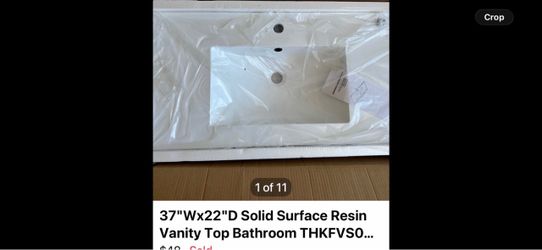 Vanity single sink $30