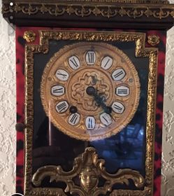 Antique Swiss mantle clock