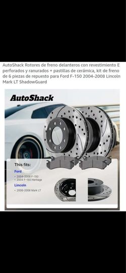 Front rotors and brakes pads ford f150