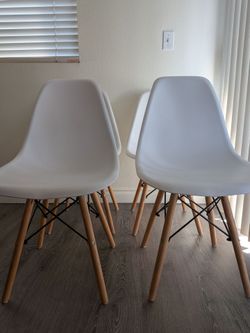 Dining chairs, set of 4