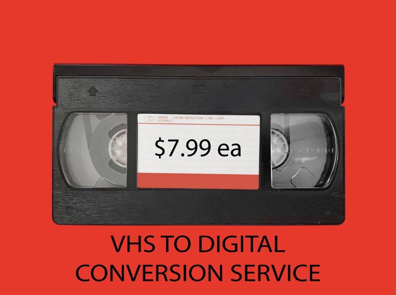 VHS TO MP4 - Digital Service - Special Intro Price