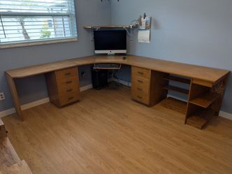 Custom computer desk