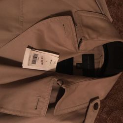 Men’s lined trench coat sz Small