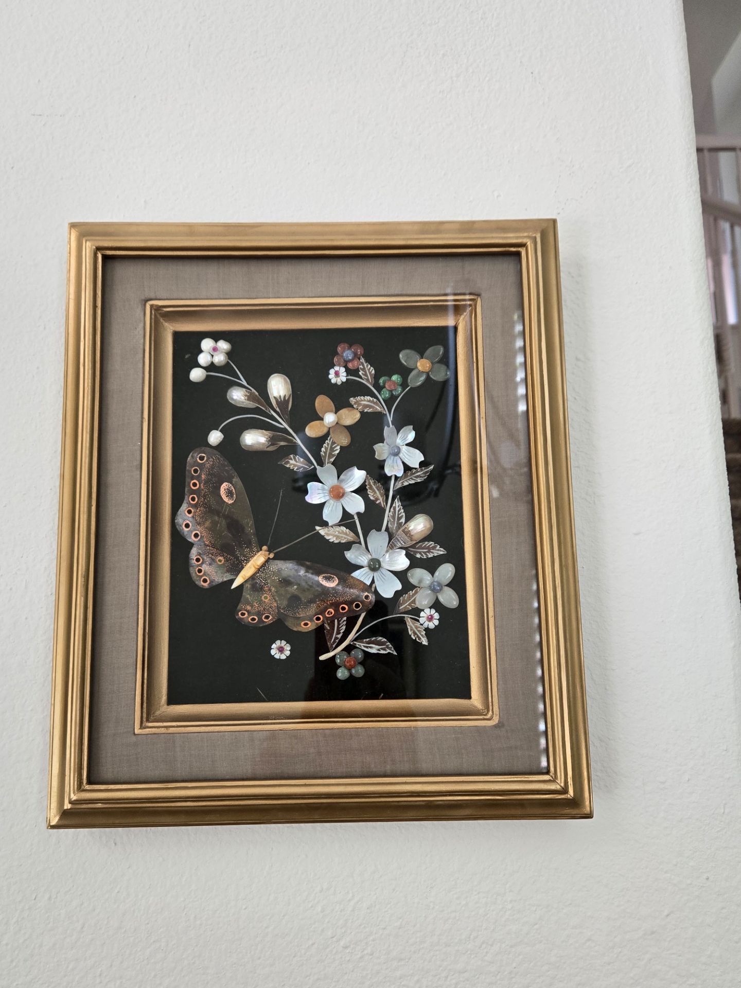 Gemstone wall picture