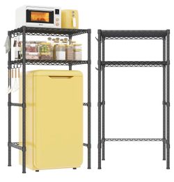 Mini Fridge stand with 2 shelves