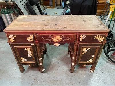 Antique Wood Vanity