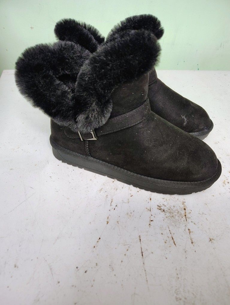 No Boundaries Faux Fur Ankle Boots