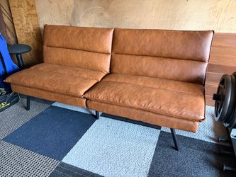 Futon/Sofa Bed (Burnt Orange)