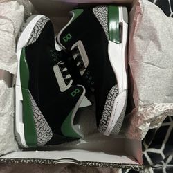 Retro 3 Pine Green Size 10.5