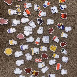 64 Piece Miffy Small Stickers