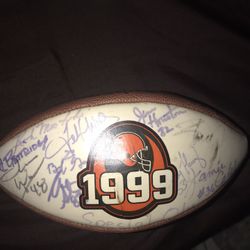 1964 Browns Championship Team Signed Ball Special Only