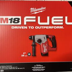 Milwaukee Fuel M18 1” Sds Plus Rotary Hammer 2912-20