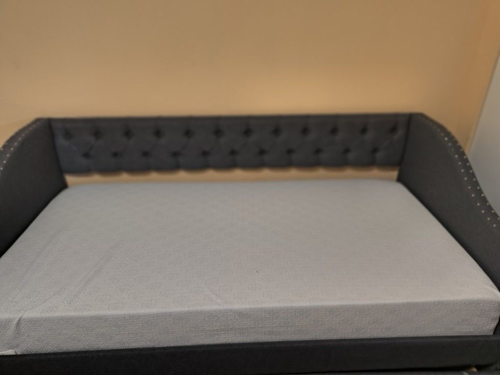 Twin Bedframe & Mattress