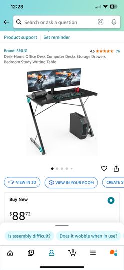 Home Office Gaming Desk Z Shape Brand New 