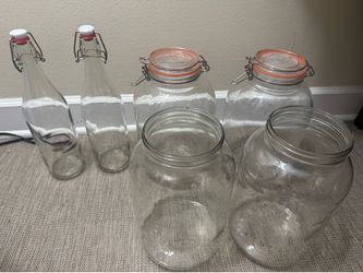 ONLY USED ONCE KOMBUCHA BOTTLES
