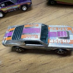 Vintage Hot Wheels Redline 1974 Mustang Stocker 450HP Chrome Ford Hong Kong