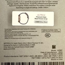Counterfeit Apple Watch Ultra 2, Black ‘Titanium’