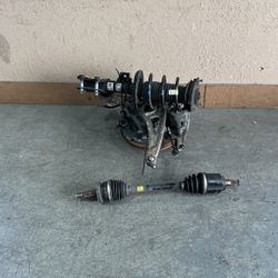 18-19 Hyundai Sonata Left Front Suspension Knee Assembly Izquierdo Axle Strut Spindle Part Parts 2018 2019